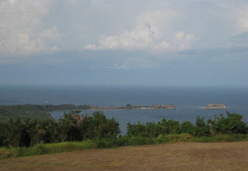 the tail end of the tadpole-shaped Corregidor Island