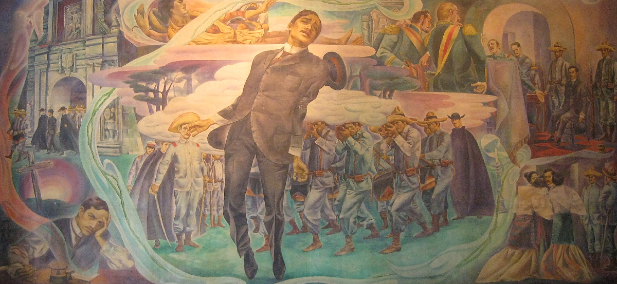 painting of the execution of Jose Rizal