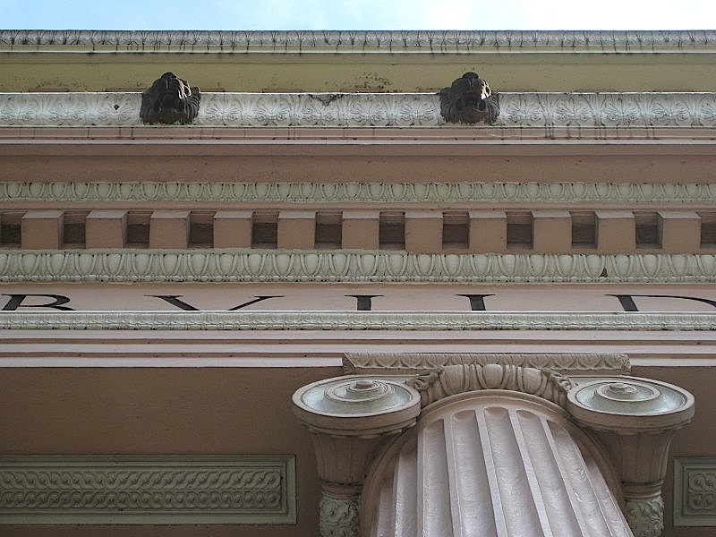 column and roof details of the Manila Central Post Office