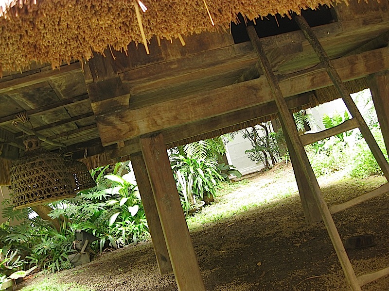 replica of a traditional Ifugao house