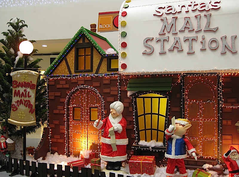 Santa's Mail Station at the Christmas Village in The Block at SM City North EDSA
