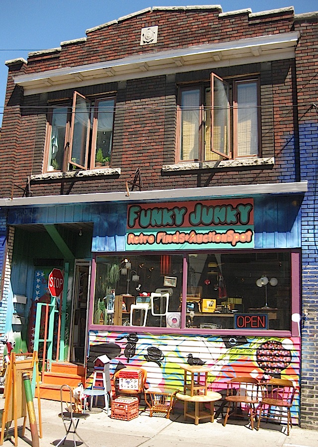 the Funky Junky shop at Kensington Market, Toronto