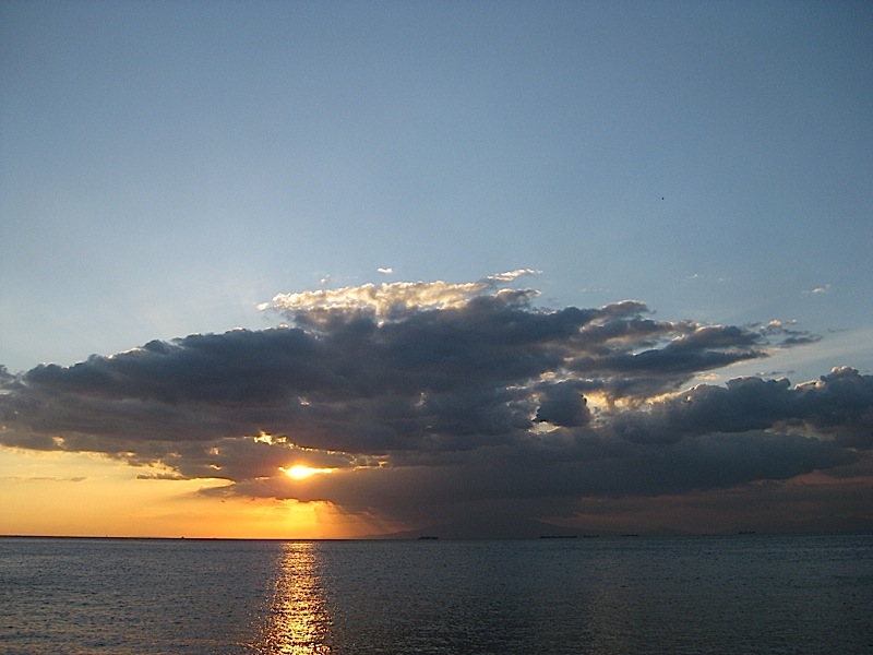 sunset at Manila Bay