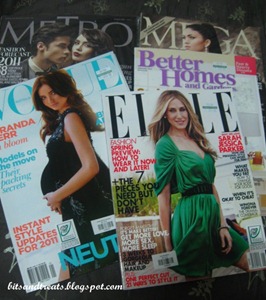 assorted magazines, by bitsandtreats