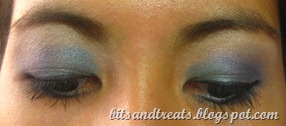 blue party look, by bitsandtreats
