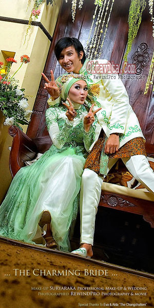 Foto Pernikahan Alda The Changcuters dan Eva Wati Juhari 