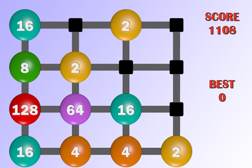 【免費解謎App】2048 Simple Balls 4x4-APP點子