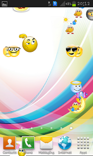 Emoji Fun Touch Live wallpaper Screenshots 6