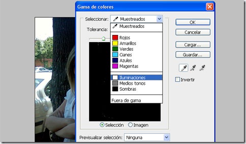 Cuadro de diálogo "Gama de Colores" Cuadro de diálogo "Gama de Colores"