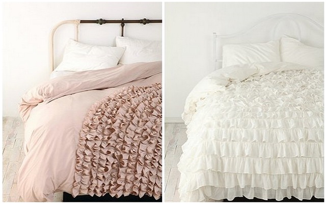 Urban Outfitters Ruffled Bed Covers