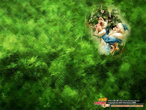 wallpaper natural. Green-natural-santa-claus-
