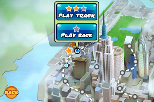 Android application 3D Rollercoaster Rush NewYork screenshort