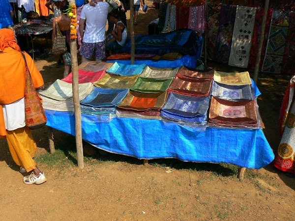 Imagini India Goa: perne la Anjuna