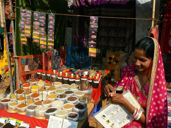 Imagini India Goa: spices la Anjuna Market
