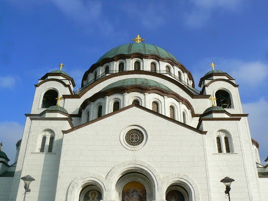 Imagini Serbia: Sveti Sava catedrala ortodoxa Belgrad