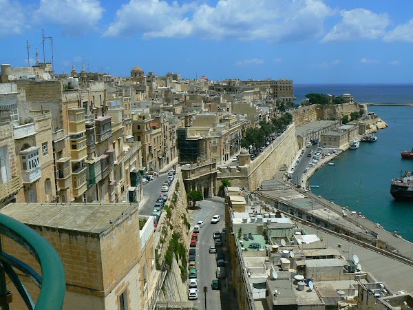 Obiective turistice Malta: imagine din Baraka Gardens, Valletta
