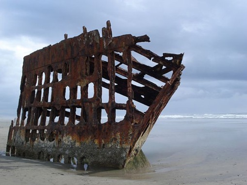 The Peter Iredale, Clatsop Spit, Oregon, United States