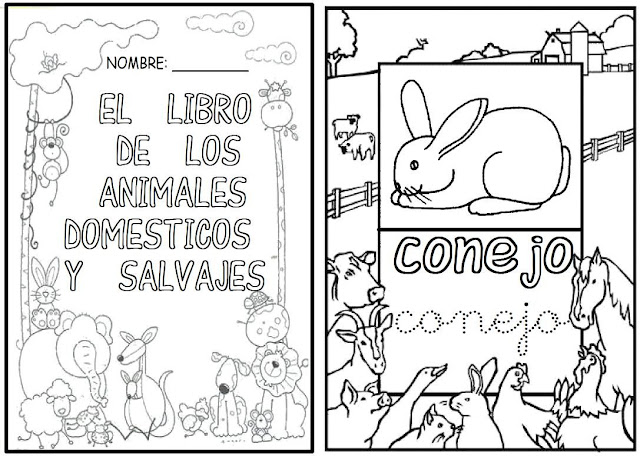 EL LIBRO DE LOS ANIMALES PARA COLOREAR