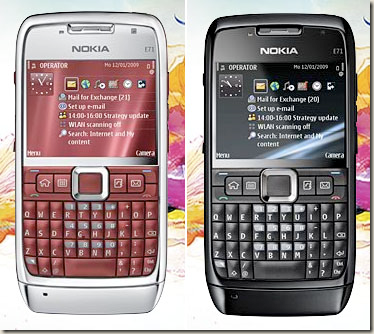 The red and black versions of E71