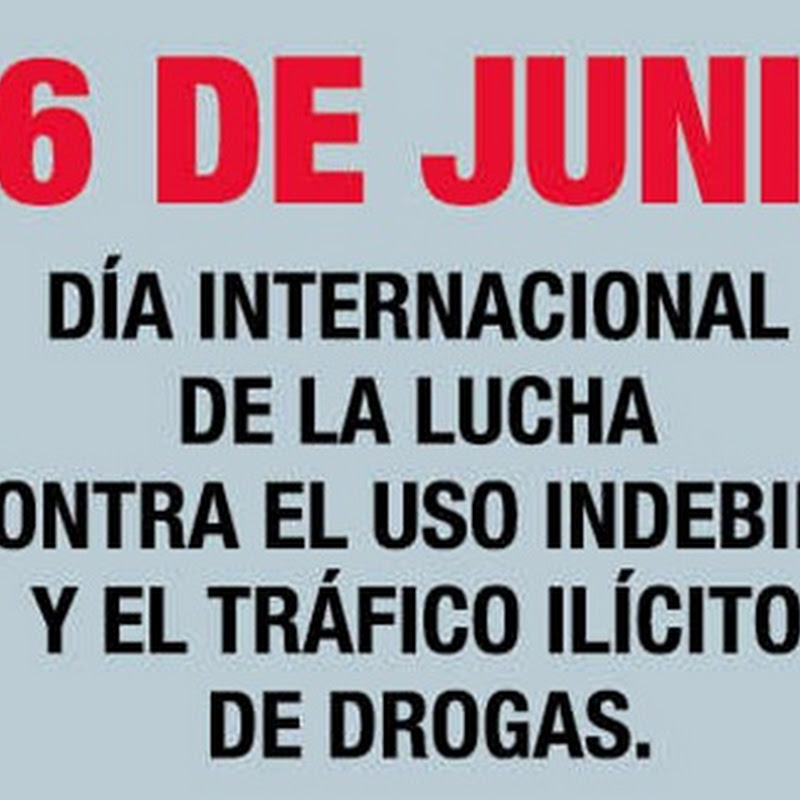 Día Internacional de la Lucha contra el Uso Indebido y el Tráfico Ilícito de Drogas