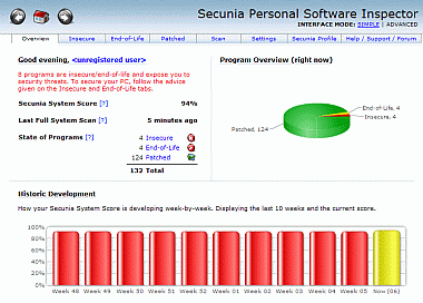 Secunia Personal Software Inspector [PSI]