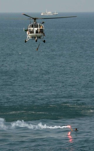 Indian Coast Guard Wallpaper [Aérospatiale Alouette III (Chetak) Helicopter]