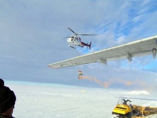 Indian Air Force Helicopter Wallpaper [Antarctica, South Pole]