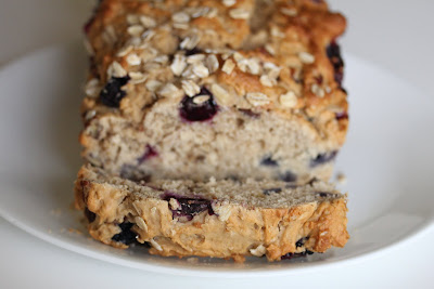 close-up photo of Blueberry bread