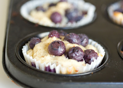 close-up photo of a muffin in a baking pan