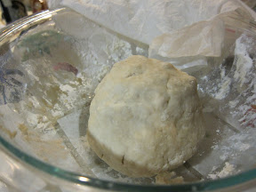 photo of a dough ball