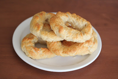 photo of homemade bagels on a plate