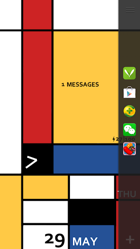 【免費個人化App】Mondrian Live Locker Theme-APP點子