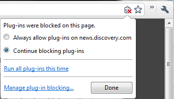 Google Chrome run all plug-ins this time