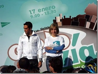 Alberto Contador y Sonia Castedo
