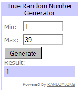 Louenhide Giveaway - Random-org