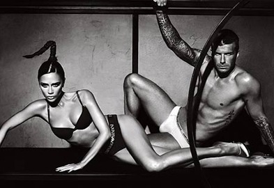 Victoria and David Beckham New Emporio Armani Underwear Campaign picture