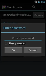 Simple Unrar - screenshot thumbnail