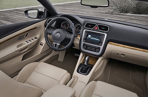 Interior of Volkswagen Eos