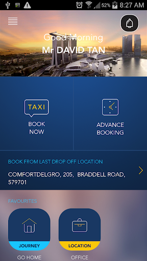 ComfortDelGro Taxi Booking App