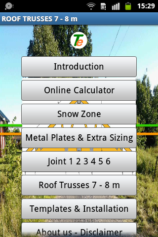 Roof Trusses 7 - 8 m DIY