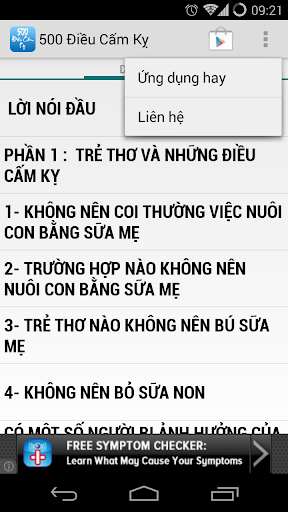 【免費書籍App】500 Điều Cấm Kỵ (Cực Hay)-APP點子