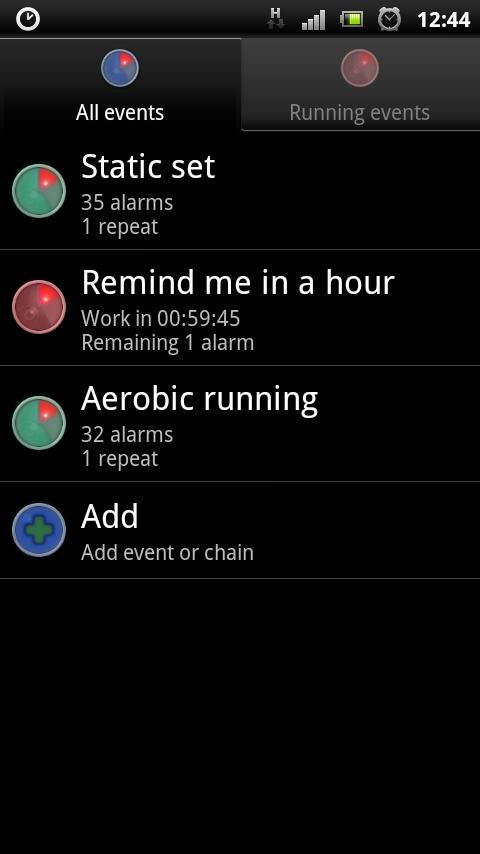 Smart Timer Screen 1