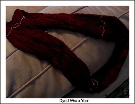 Dyed Silk Warp