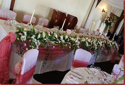 flowers design Great Hall mains
