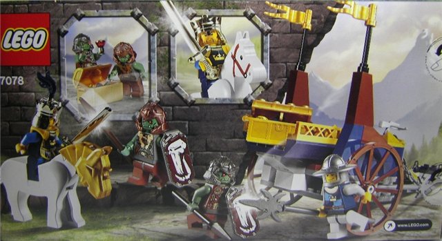 jungle slap af fisk og skaldyr Bricker - Construction Toy by LEGO 7078 King's Battle Chariot