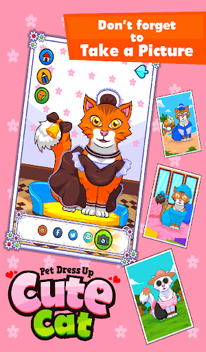 【免費休閒App】Cute Cat Pet Dress Up-APP點子