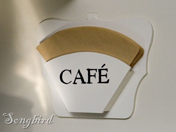 Coffee filter container