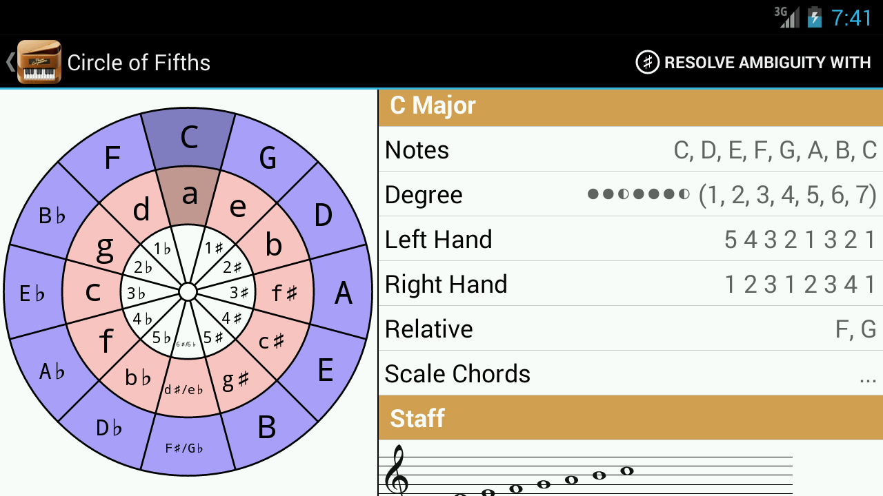 Piano Companion PRO: chords - screenshot