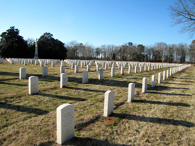 Modern Graves at Andersonville National Cemetery