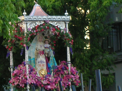 La Virgen de Luna el pasado mayo de 2008 en su despedida. Foto: Pozoblanco News, las noticias y la actualidad de Pozoblanco (Córdoba)* www.pozoblanconews.blogspot.com